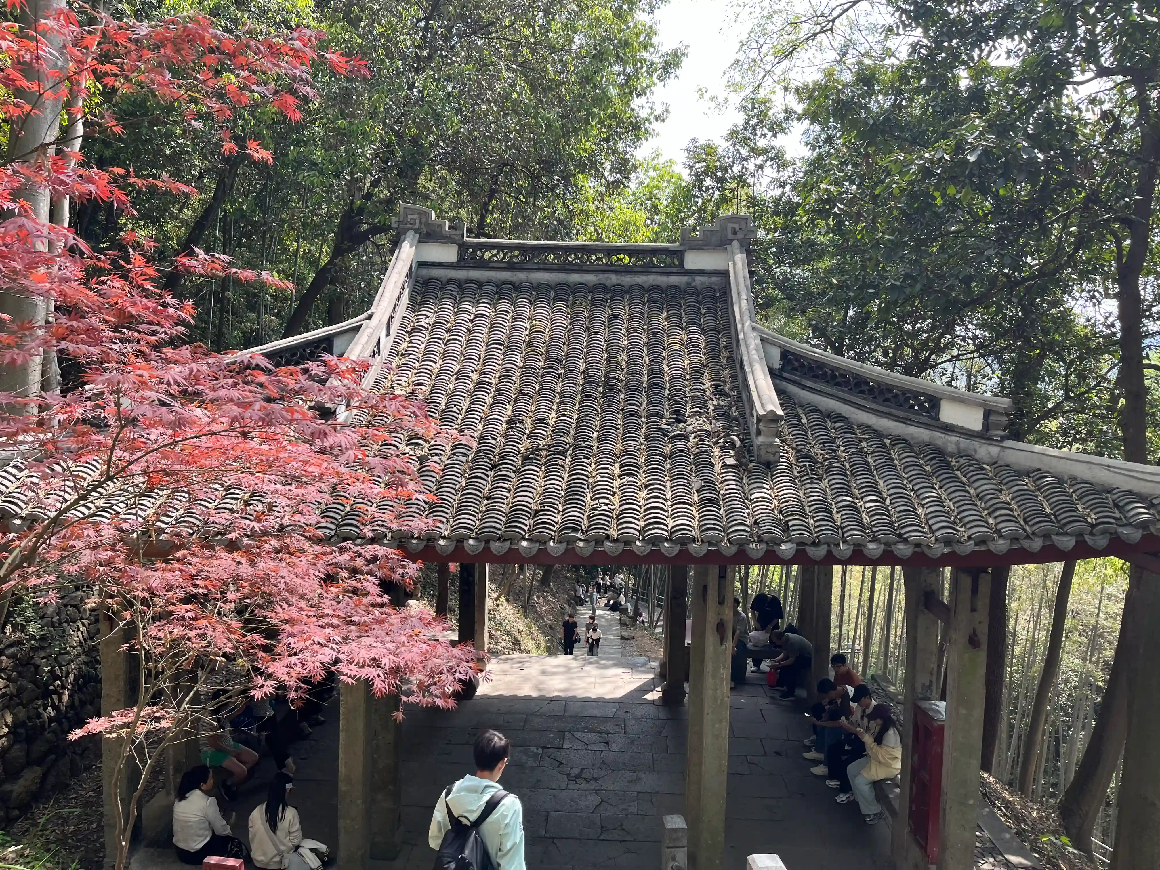 下山途中